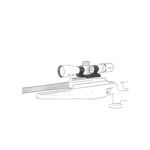 Vector Optics Montaż jednoczęściowy do AR na szynę Picatinny i obejmy 34 mm - 7